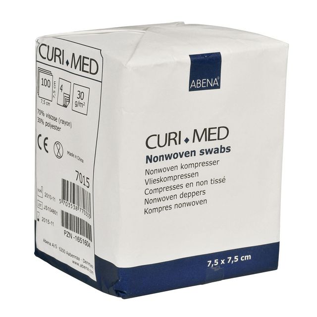 ABENA Kompress CURIMED NW 4l 7,5x7,5cm 100/fp | Sjukvård och omsorg - Förband och fixering - Kompresser | Kontorsexperten