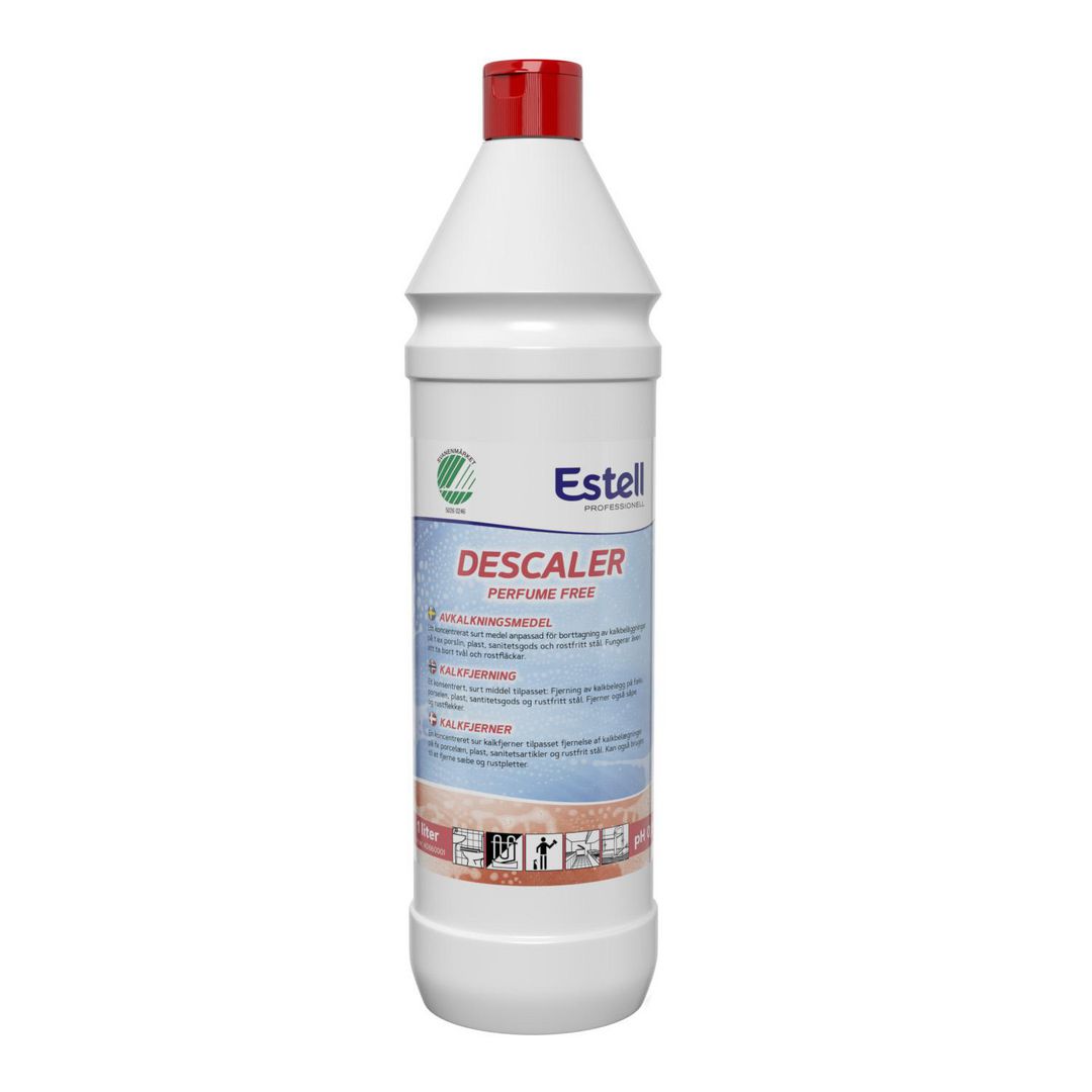 ESTELL Sanitetsreng. Kalkrent oparf 1L | Städ och hygien - Rengöringsmedel - Sanitetsrent | Kontorsexperten