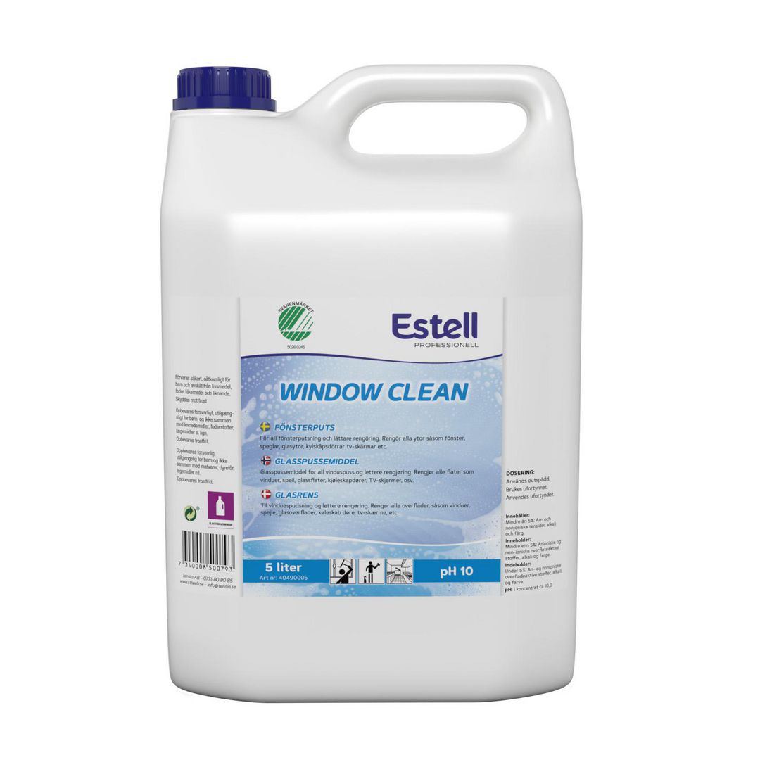 ESTELL Fönsterputs 5l | Städ och hygien - Fönsterrengöring - Fönsterputsmedel | Kontorsexperten