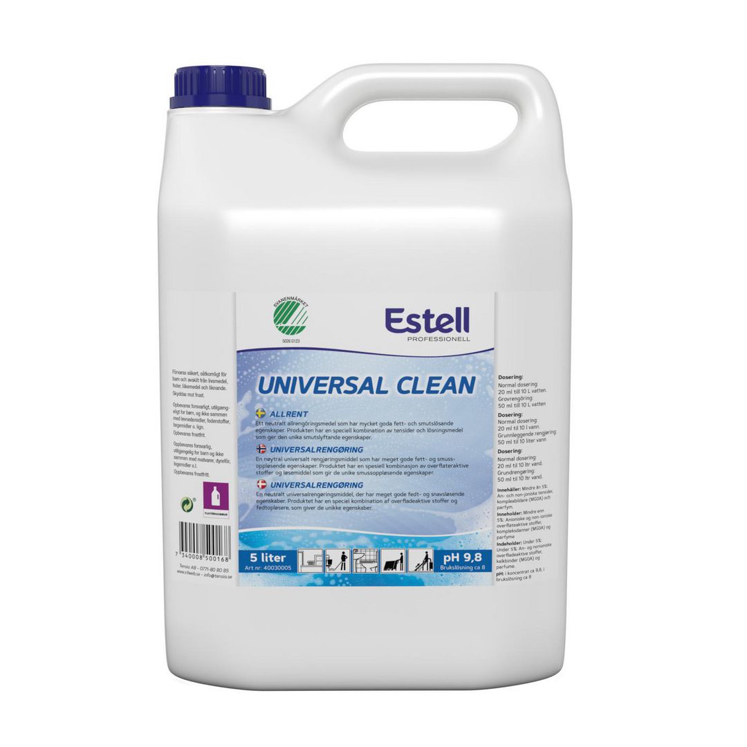 ESTELL Allrengöring Universal Cleaner parfymerad 5L | Städ och hygien - Rengöringsmedel - Allrent | Kontorsexperten