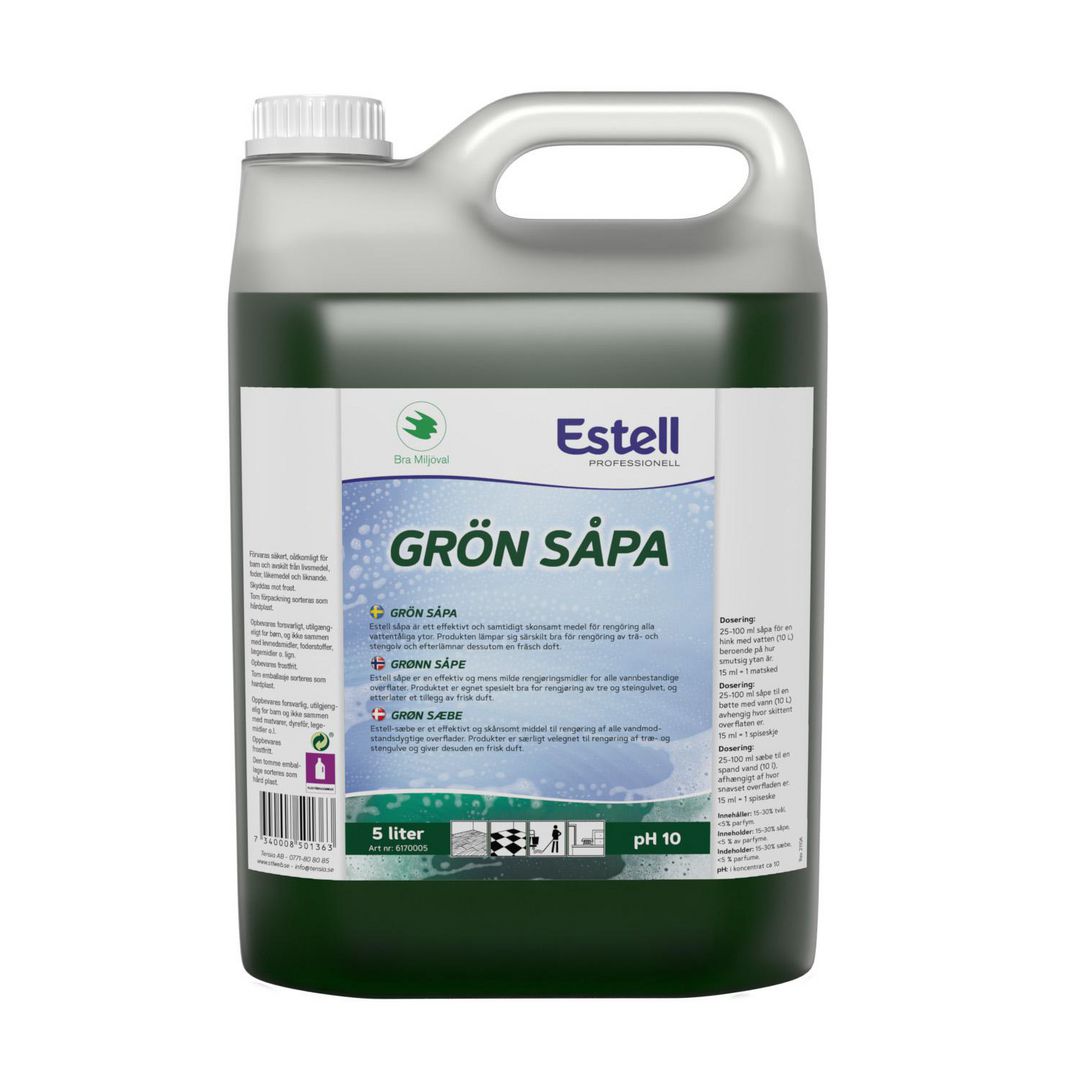 ESTELL Allrengöring Såpa 5l | Städ och hygien - Golvunderhåll - Golvrengöring | Kontorsexperten