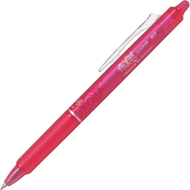 PILOT Gelpenna Frixion Clicker 0,7 rosa | Kontorsmaterial - Pennor - Gelpennor raderbara | Kontorsexperten