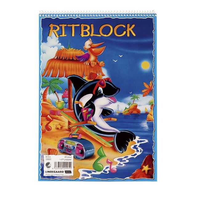 Ritblock A4, 80/FP | Skola och förskola - Bild och form - Ritblock och målarböcker | Kontorsexperten