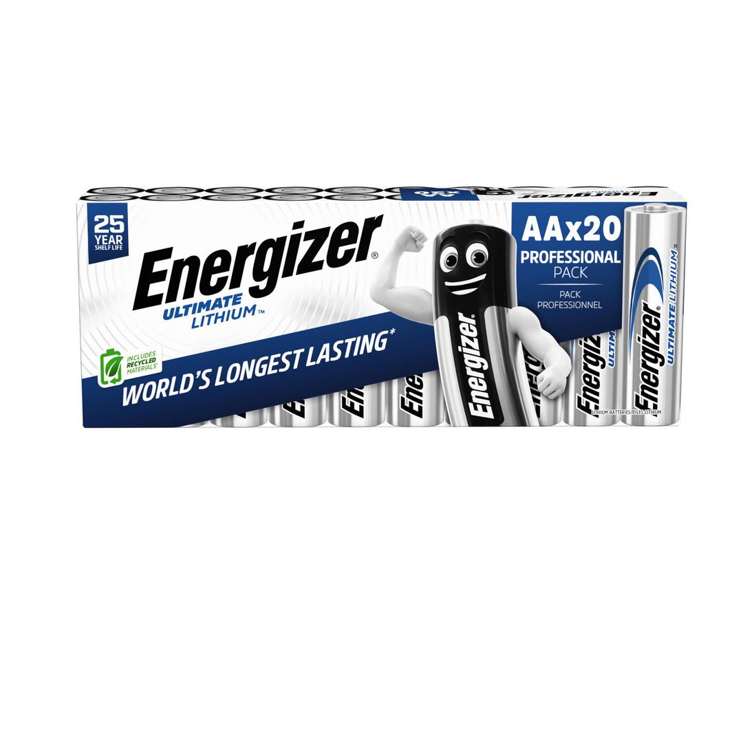 ENERGIZER Batteri Ultimate AA 20/fp | Kontorsmaskiner - Batterier - AA | Kontorsexperten