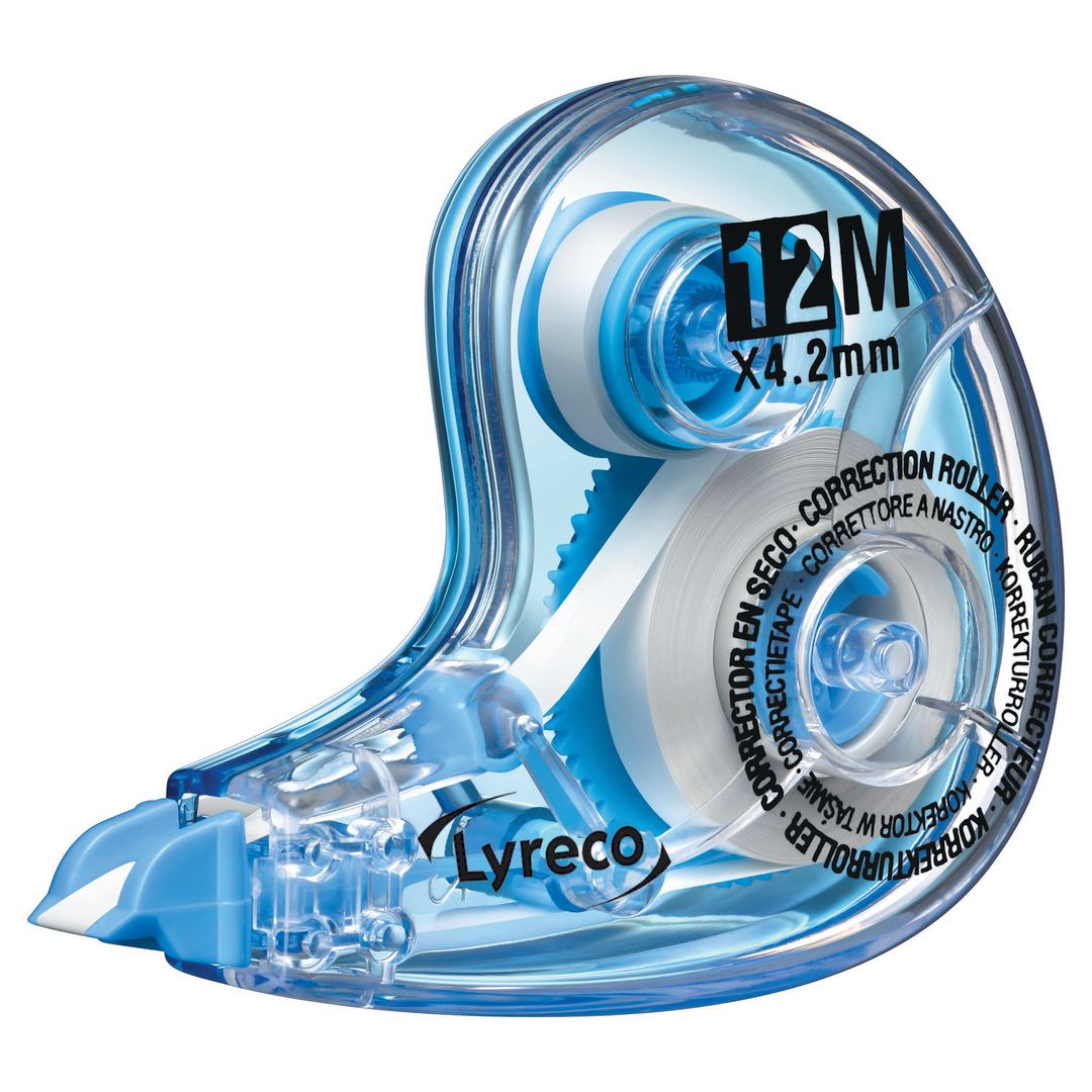LYRECO Korrgieringstejp 4,2mmx12m | Kontorsmaterial - Korrigering - Korrigeringsroller | Kontorsexperten