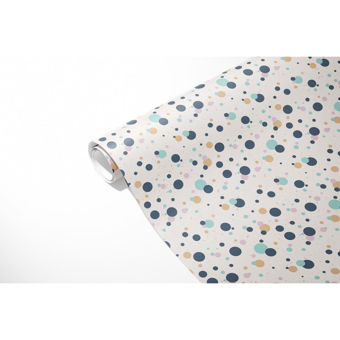 HEDLUNDS OF SWEDEN Presentpapper 70cmx10m Konfetti | Emballage och lagerutrustning - Presentinslagning - Presentpapper och Julpapper | Kontorsexperten