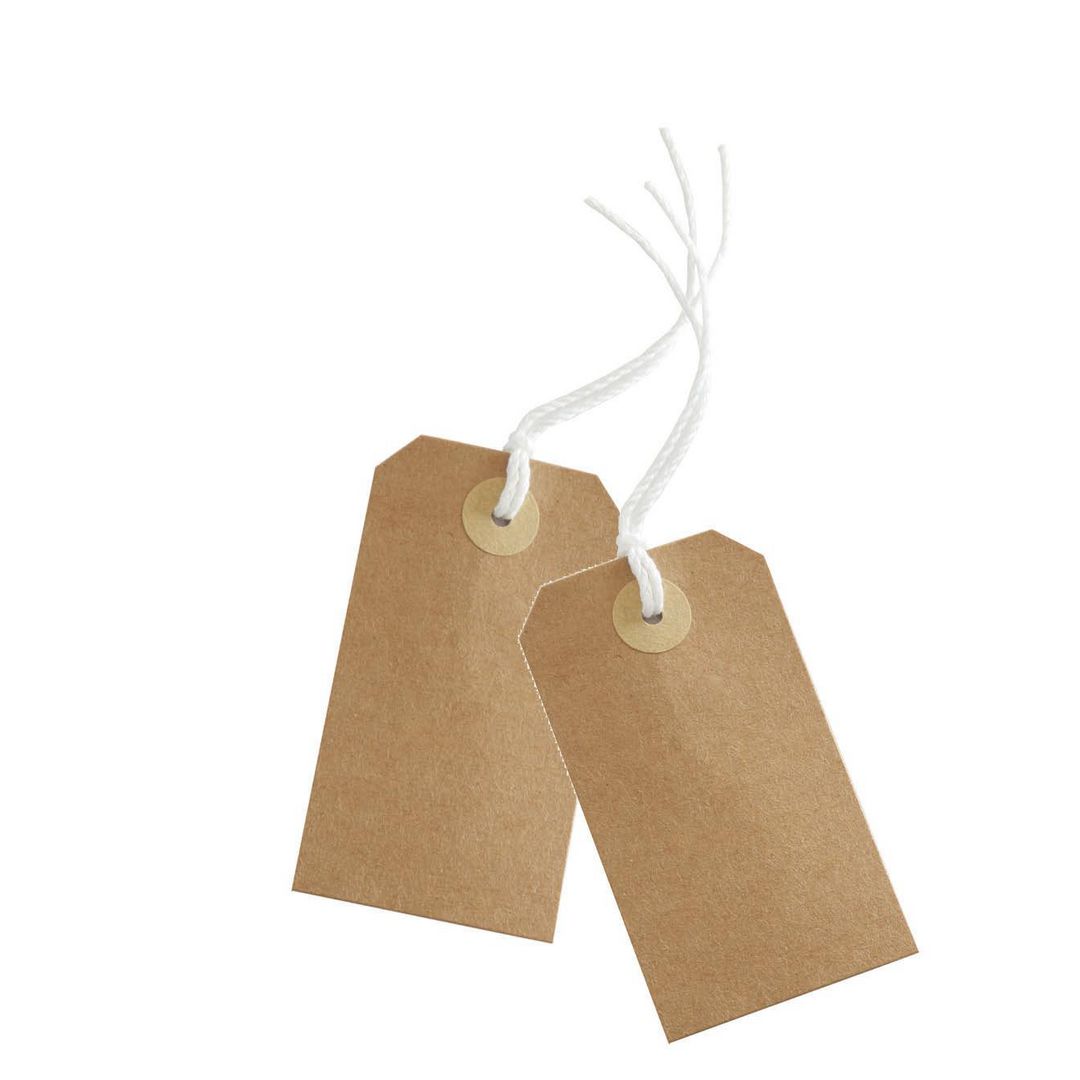 HEDLUNDS OF SWEDEN Etikett Manilla Tags Kraft 10/fp | Emballage och lagerutrustning - Presentinslagning - Presentetiketter | Kontorsexperten