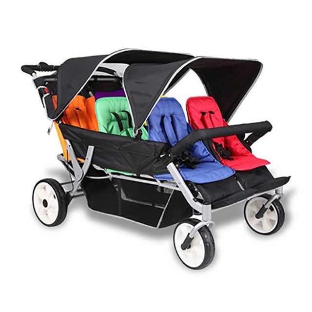 Sittvagn TRILLE BUS 6 barn | Skola och förskola - Cyklar, barnvagnar och skrindor - Barnvagnar och tillbehör | Kontorsexperten