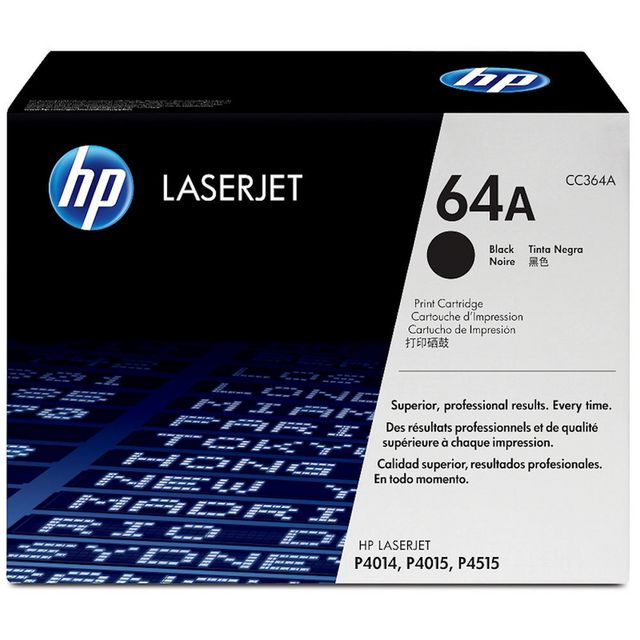 HP Toner CC364A 64A 10K Svart | Toner och bläck - Tonerkassetter - Toner HP | Kontorsexperten