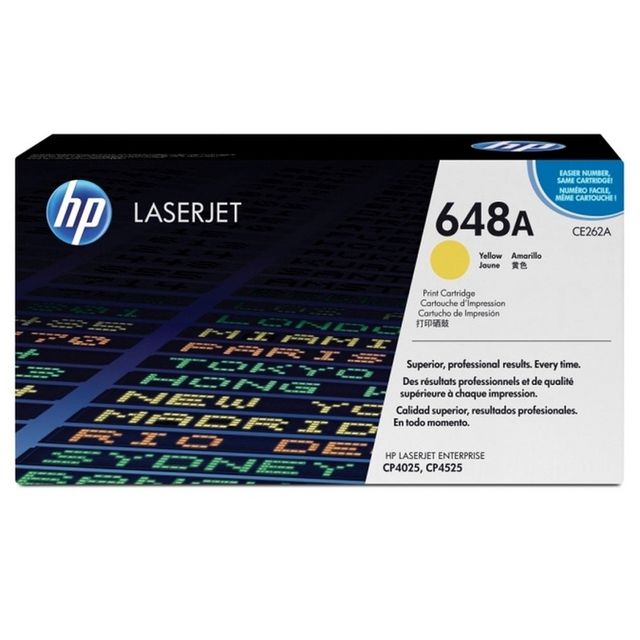 HP Toner CE262A 648A 11K Gul | Toner och bläck - Tonerkassetter - Toner HP | Kontorsexperten