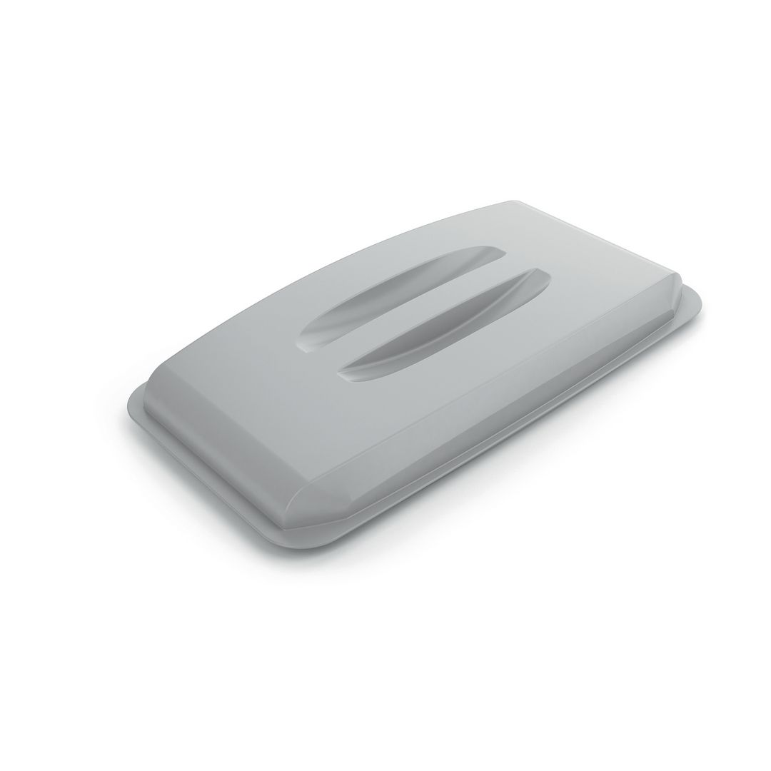 DURABLE Lock till papperskorg Durabin Eco 60L grå | Städ och hygien - Avfallshantering och källsortering - Sortering och återvinning | Kontorsexperten