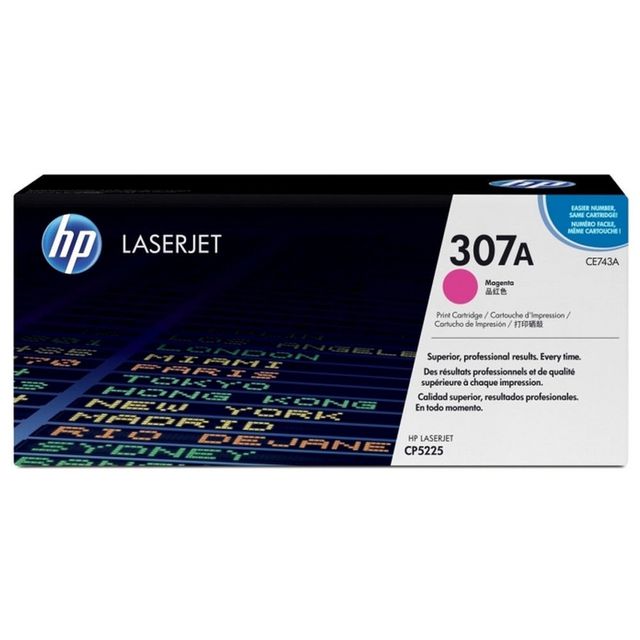 HP Toner CE743A 307A 7,3K Magenta | Toner och bläck - Tonerkassetter - Toner HP | Kontorsexperten
