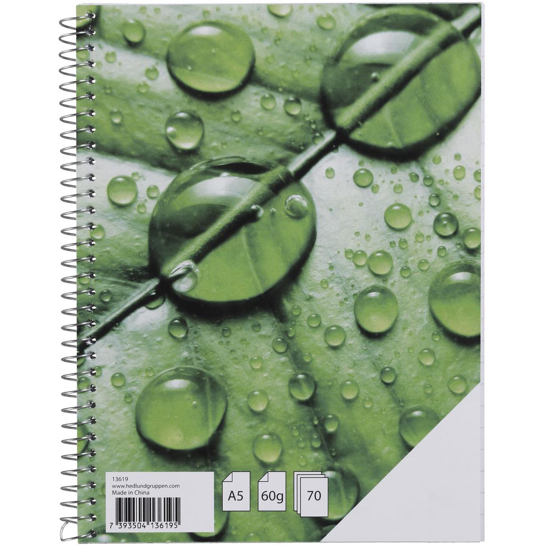 ACTUAL Kollegieblock A5 60g 70 bl olinj | Kontorsmaterial - Block och anteckningsböcker - Kollegieblock | Kontorsexperten