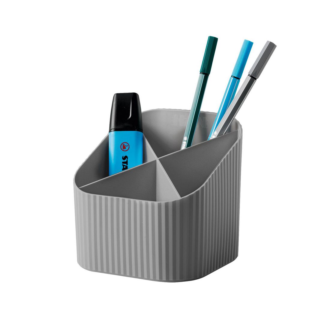 HAN Prylställ Re-X-LOOP 4 fack grå | Kontorsmaterial - Till skrivbordet - Penn och Prylställ | Kontorsexperten