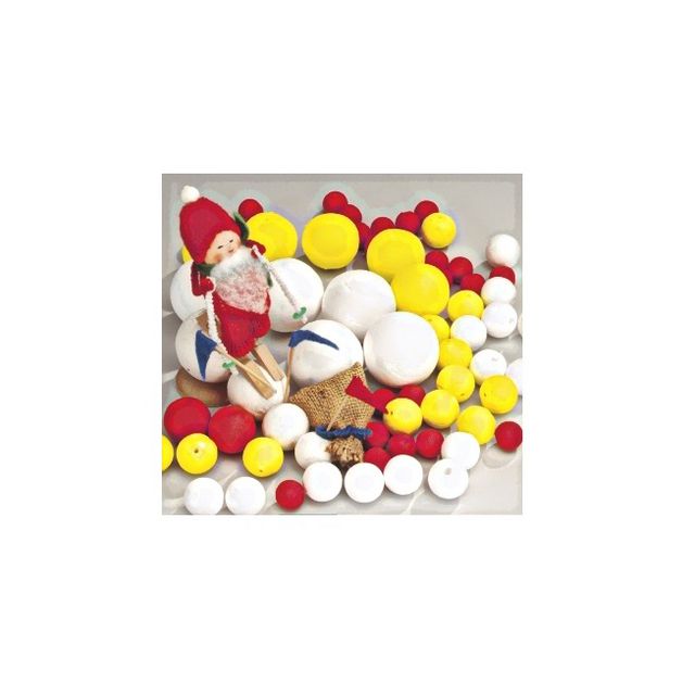 Papperskulor 30mm gul 50/fp | Skola och förskola - Hobbymaterial - Papperskulor | Kontorsexperten