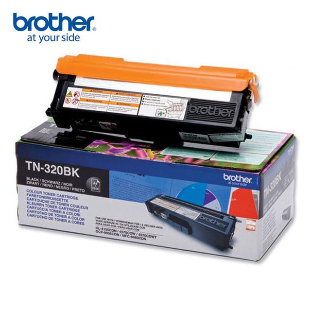 BROTHER Toner TN320BK svart | Toner och bläck - Tonerkassetter - Toner Brother | Kontorsexperten