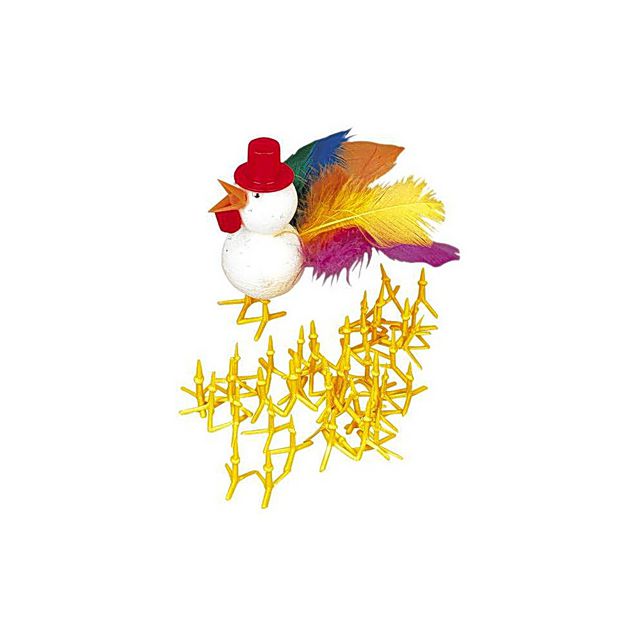 PLAYBOX Kycklingfötter 25/fp | Skola och förskola - Hobbymaterial - Pyssel - Påsk | Kontorsexperten