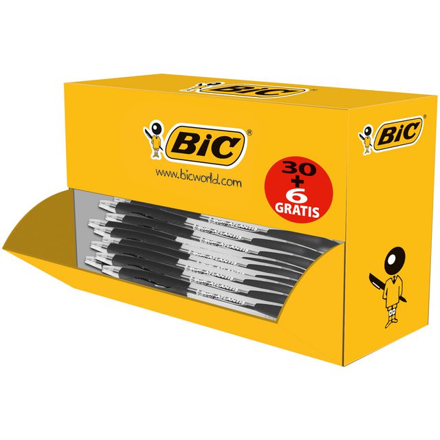 BIC Kulpenna Atlantis Classic Värdepack 1mm svart med svart bläck 36/fp | Kontorsmaterial - Pennor - Kulpennor | Kontorsexperten