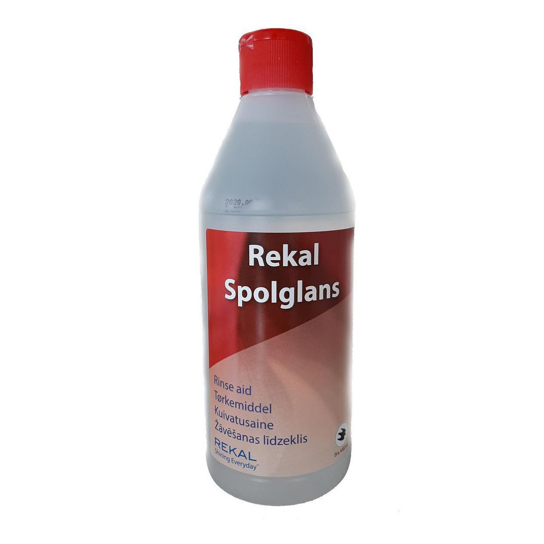 REKAL Spolglans 500ml | Städ och hygien - Diskrengöring - Torkmedel och sköljmedel | Kontorsexperten