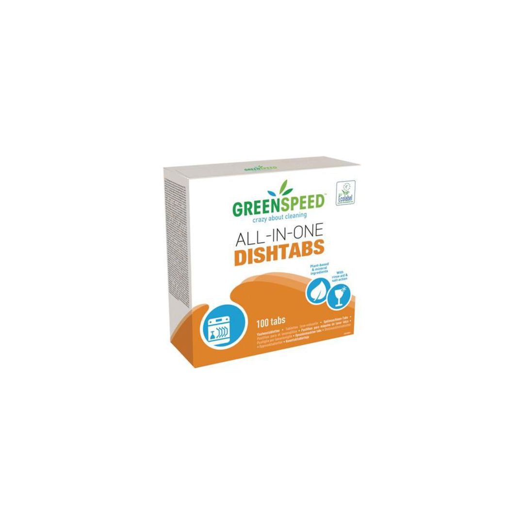 GREENSPEED Maskindisk All-in-one 100/fp | Städ och hygien - Diskrengöring - Maskindiskmedel | Kontorsexperten