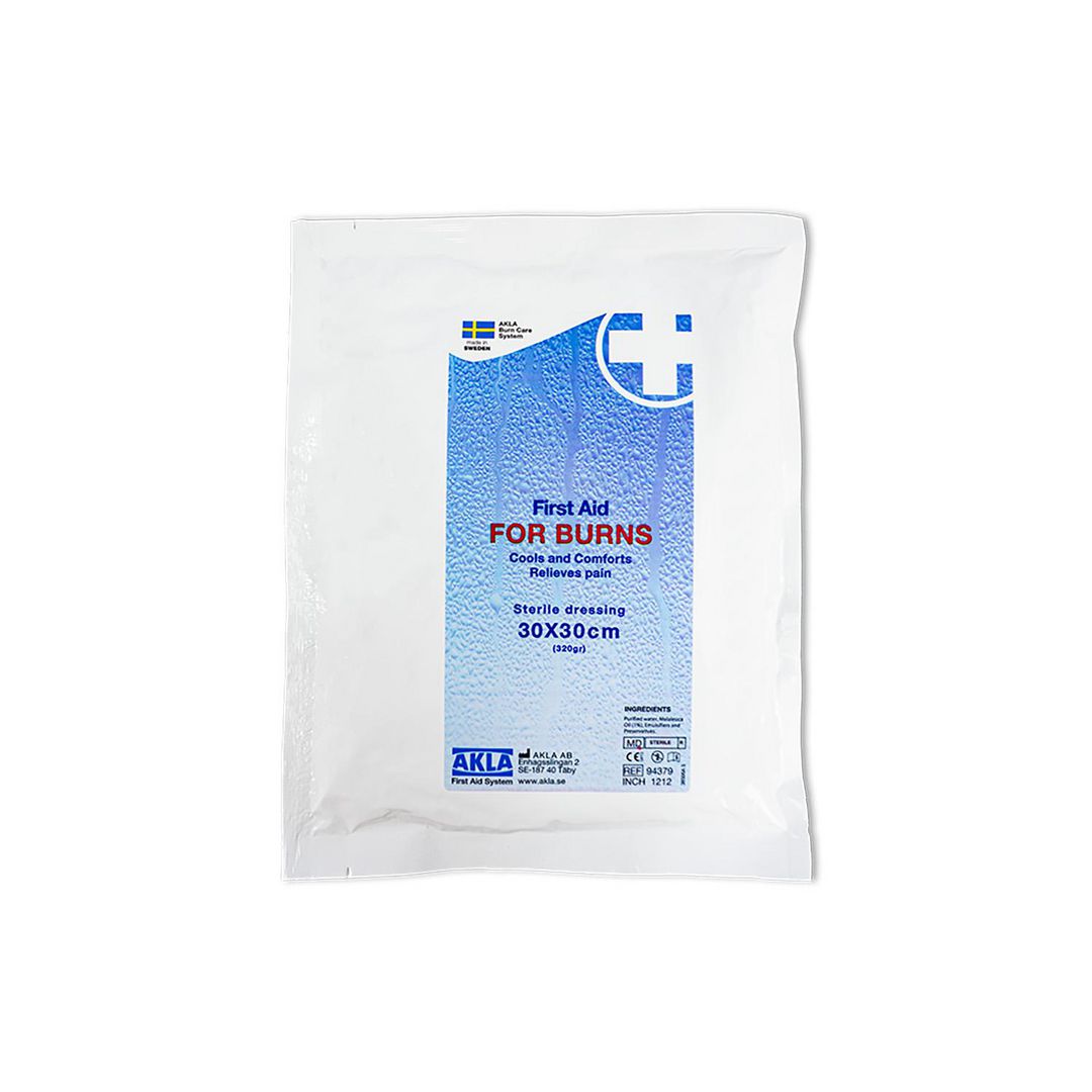 AKLA Brännskadekompress For burns 30x30cm | Skyddsutrustning - Första Hjälpen - Brännskada | Kontorsexperten