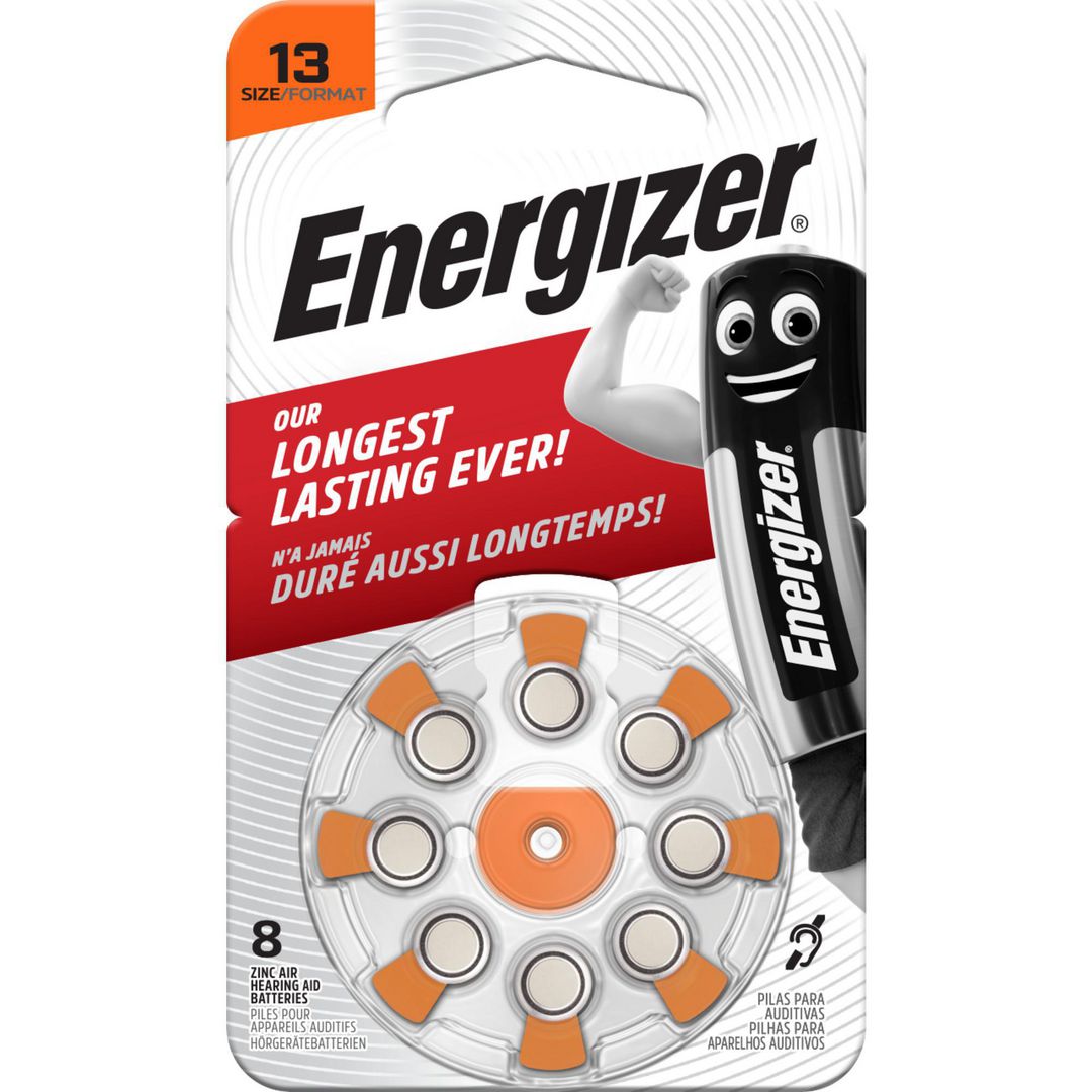 ENERGIZER Batteri hörsel 13 orange 8/fp | Kontorsmaskiner - Batterier - Till hörapparater | Kontorsexperten