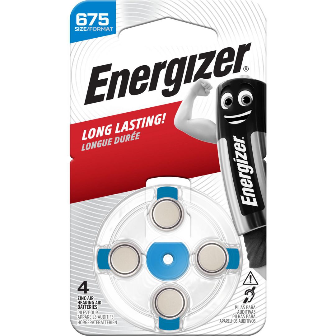 ENERGIZER Batteri hörsel 675 blå 4/fp | Kontorsmaskiner - Batterier - Till hörapparater | Kontorsexperten
