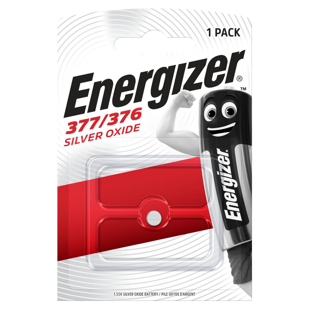 ENERGIZER Batteri Silveroxid 377/376 | Kontorsmaskiner - Batterier - Knappcellsbatterier | Kontorsexperten