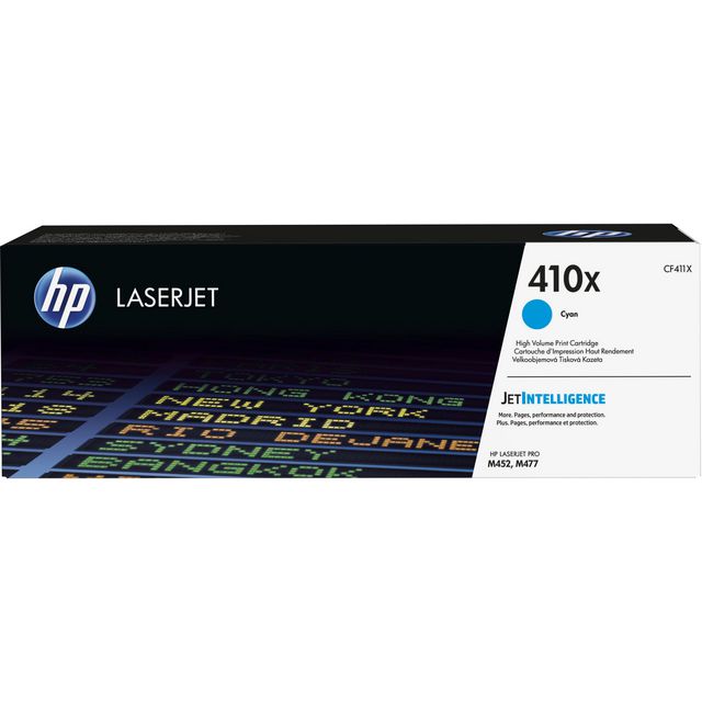 HP Toner CF411X 410X 5K Cyan | Toner och bläck - Tonerkassetter - Toner HP | Kontorsexperten