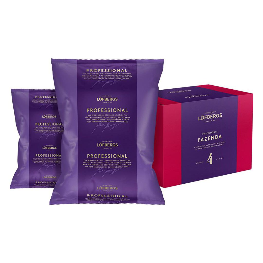 LÖFBERGS Kaffe Professional Fazenda 125g | Kök och servering - Kaffe och te - Portionsförpackat | Kontorsexperten