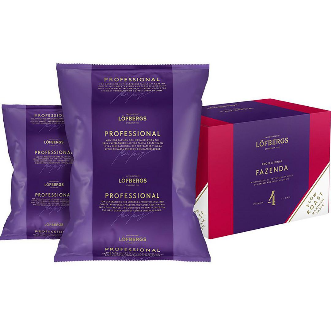 LÖFBERGS Kaffe Professional Fazenda Bönor 1kg | Kök och servering - Kaffe och te - Hela Bönor | Kontorsexperten