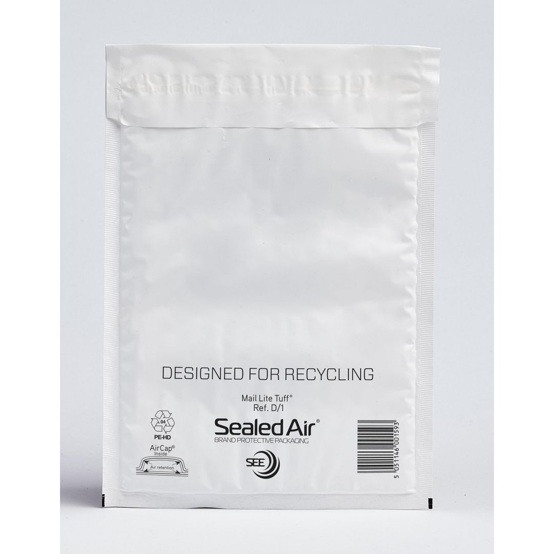MAIL LITE Bubbelpåse D/1 180x260mm självhäftande 100/fp | Emballage och lagerutrustning - Kuvert och postemballage - Bubbelpåsar | Kontorsexperten