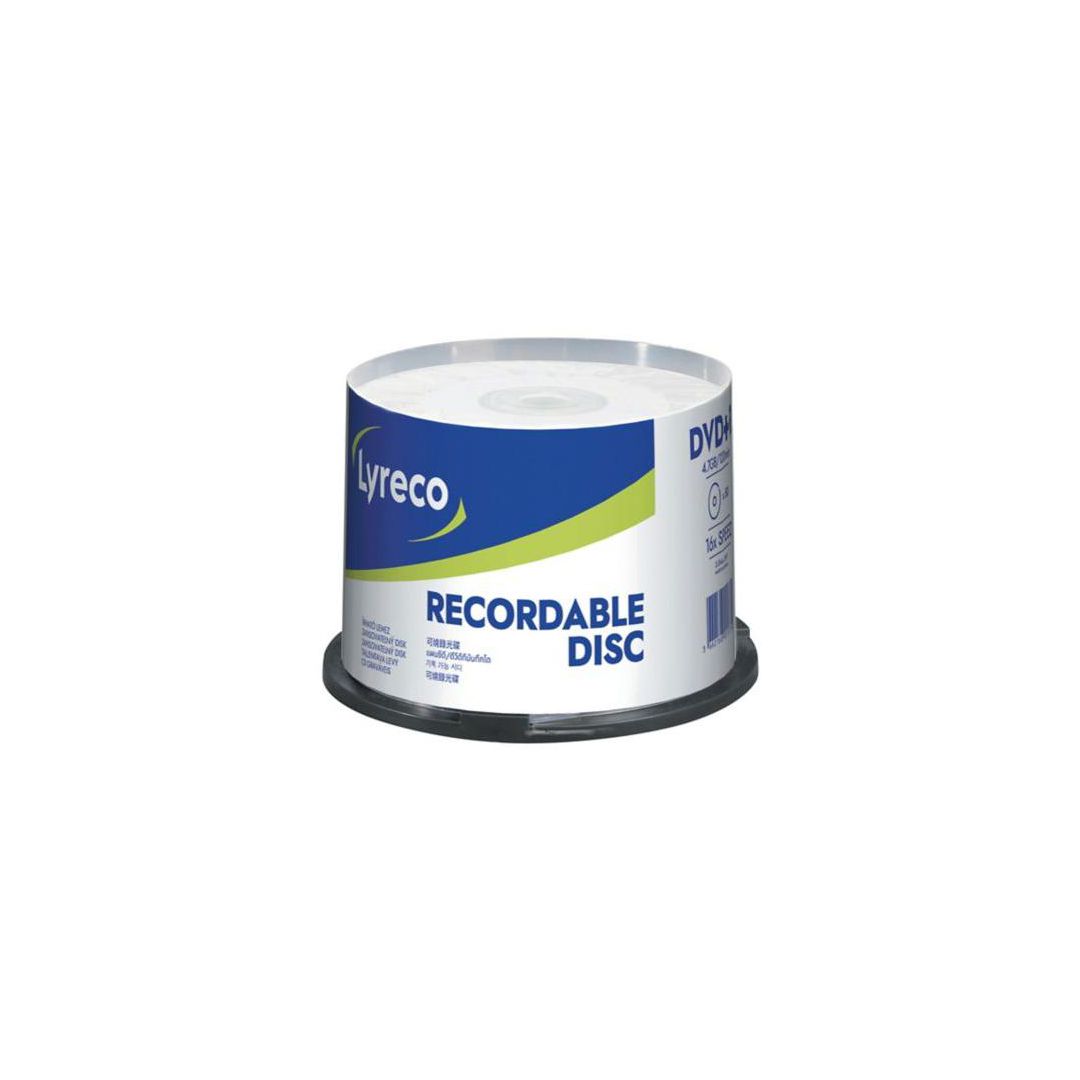 LYRECO DVD+R LYRECO 4,7GB 50/FP | Datorprodukter - Lagring - DVD-skivor | Kontorsexperten