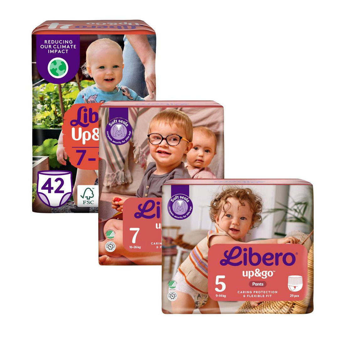 LIBERO Blöja Up&Go 4 S1s 7-10kg 33/fp | Sjukvård och omsorg - Hygien - Barnblöjor | Kontorsexperten