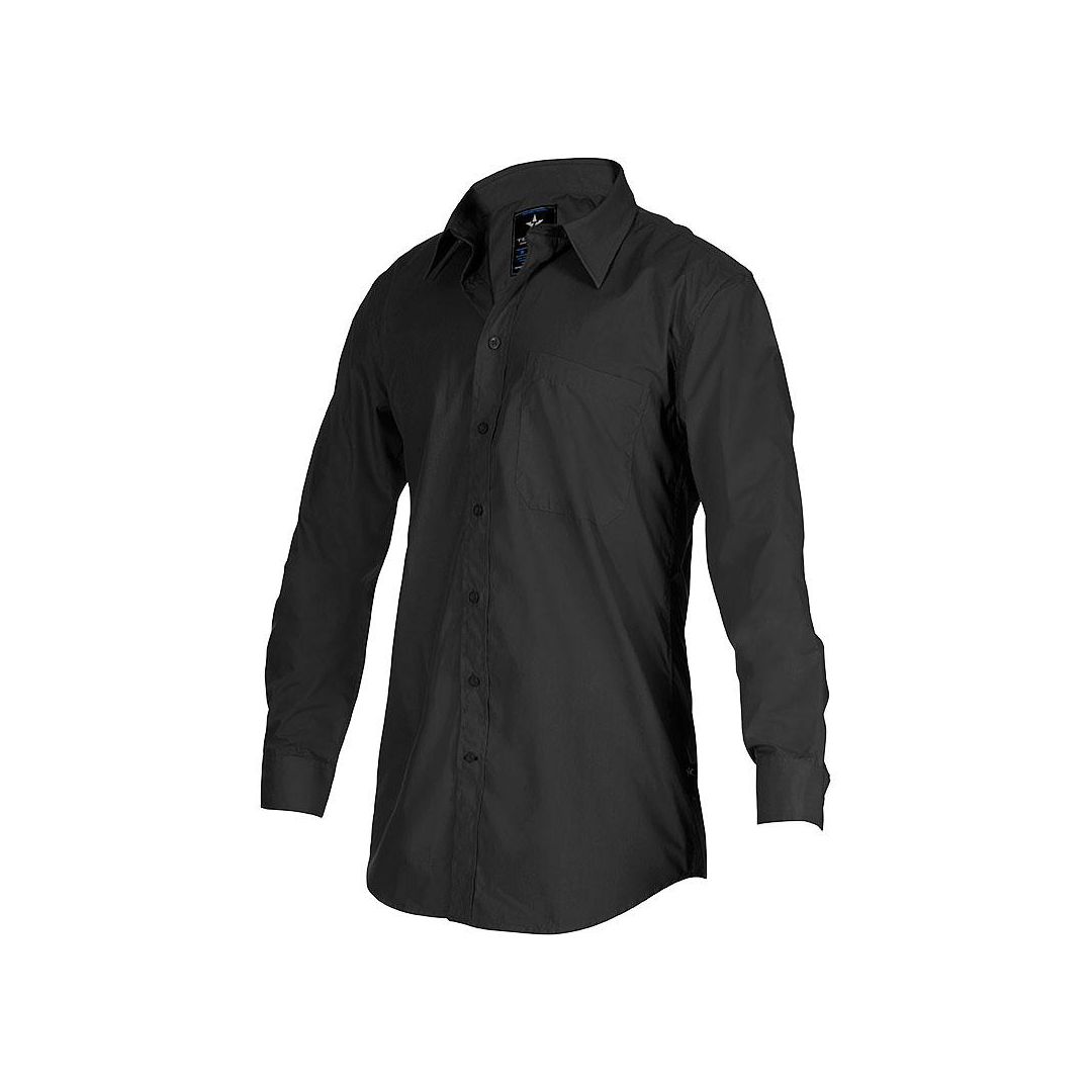 TEXSTAR Skjorta SH19 svart XS | Arbetskläder - Arbetsskjortor - Serviceskjortor | Kontorsexperten