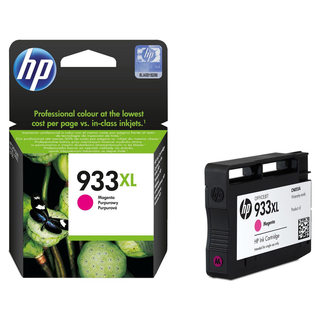 HP Bläckpatron, 933XL, CN055AE, magenta, singelförpackning, hög kapacitet | Toner och bläck - Bläckpatroner - Bläckpatroner HP | Kontorsexperten
