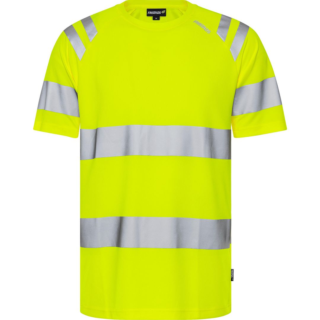 FRISTADS T-shirt varsel 7860 GPST kl3 gul XL | Arbetskläder - Varselkläder - Varselt-shirts | Kontorsexperten