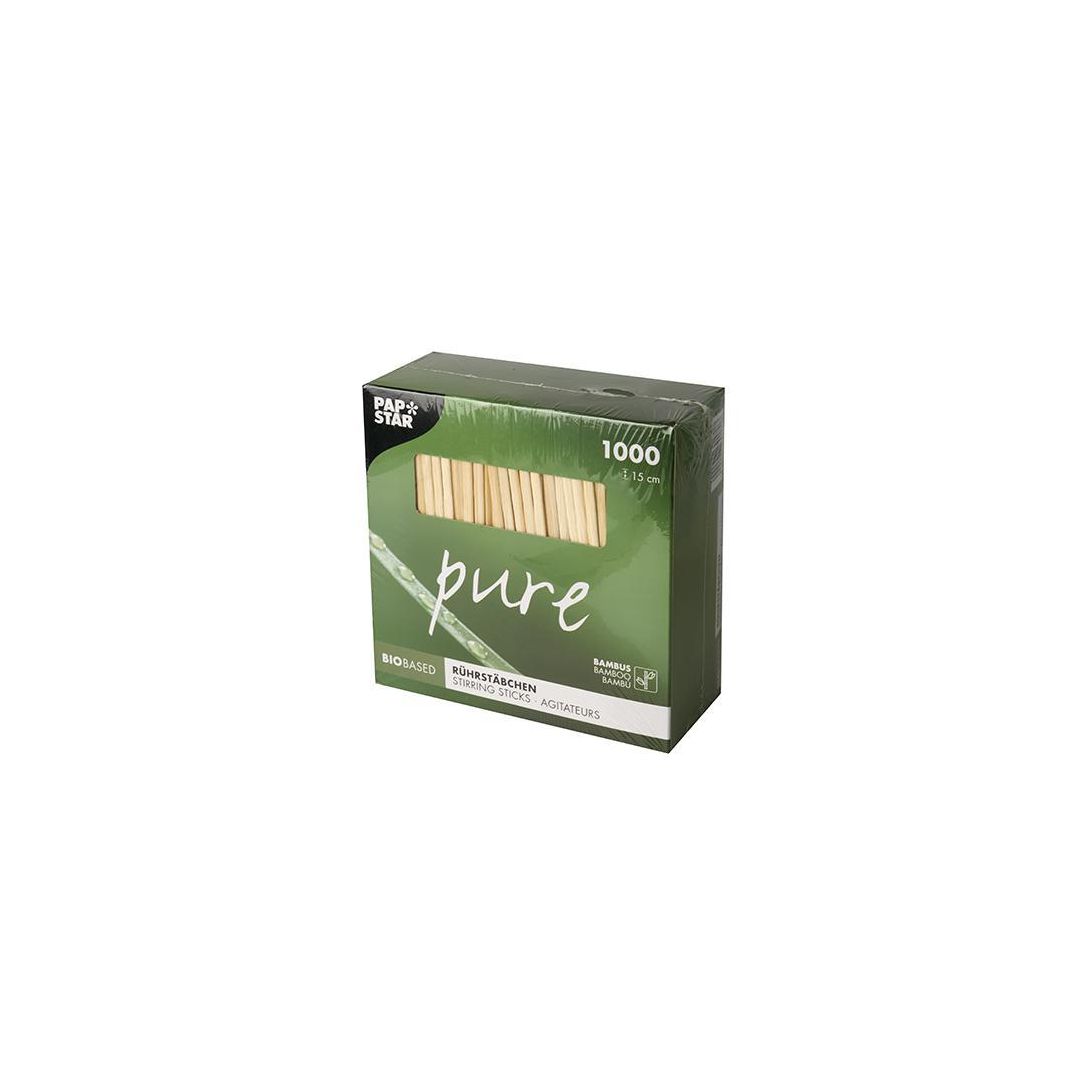 PAPSTAR Rörpinne Bambu 15cm 1000/fp | Kök och servering - Engångsartiklar - Engångsbestick | Kontorsexperten