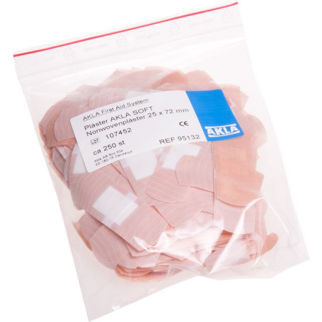 AKLA Plåster Soft nonwoven 53x72mm 100/fp | Skyddsutrustning - Första Hjälpen - Plåster | Kontorsexperten