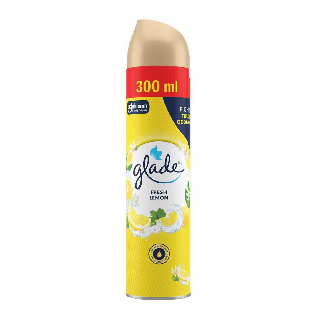 GLADE Luktförbättrare Fresh Lemon 300ml | Städ och hygien - Luktförbättrare - Sprayer och flaskor | Kontorsexperten