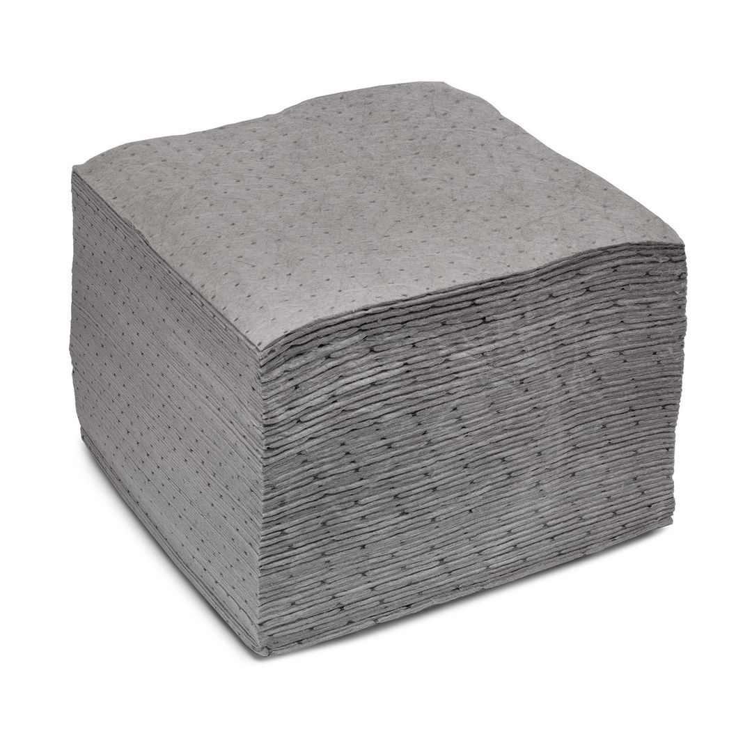 EASI-TEX Absorbent Plus ark 40x40cm grå 100/fp | Städ och hygien - Toalettpapper och torkpapper - Absorbenter | Kontorsexperten
