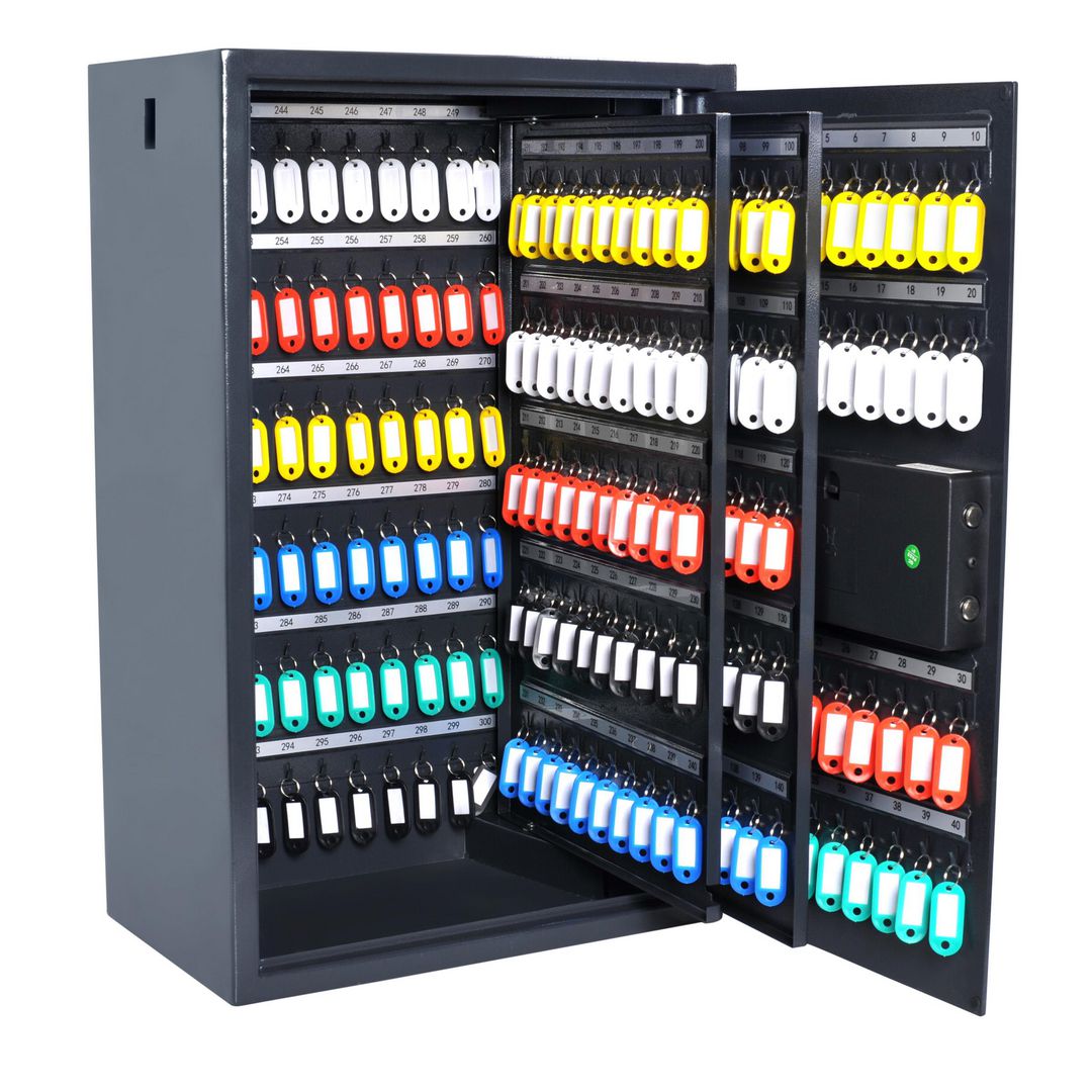 PAVO Nyckelskåp Security 300 nycklar grå | Kontorsmöbler och inredning - Skåp och hyllor - Nyckelskåp och tillbehör | Kontorsexperten