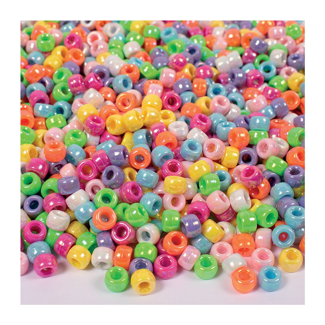 PLAYBOX Kongopärlor pärlemor 1000/fp | Skola och förskola - Hobbymaterial - Pärlor | Kontorsexperten