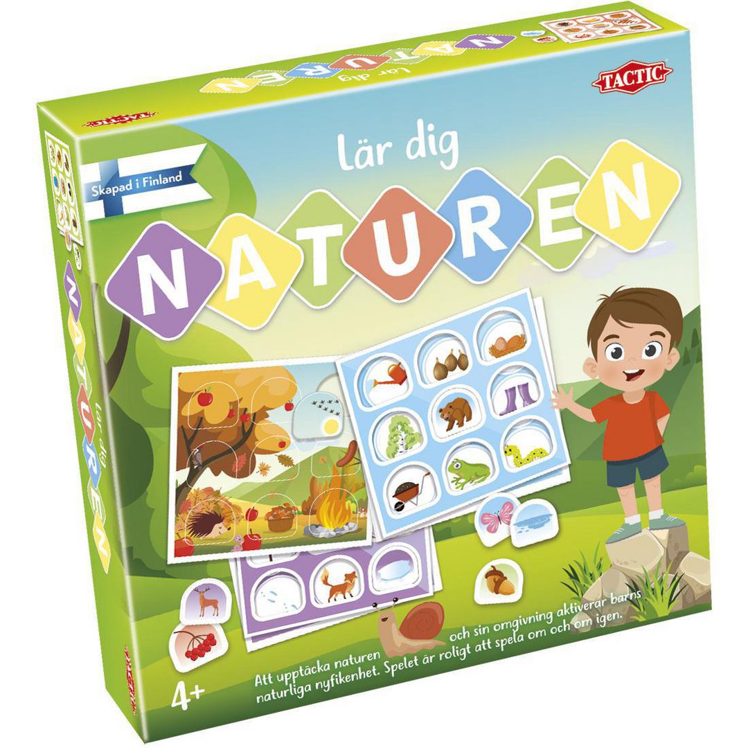 TACTIC Spel Lär dig om naturen | Skola och förskola - Lekmaterial - Spel - Från 3 - 4 år | Kontorsexperten