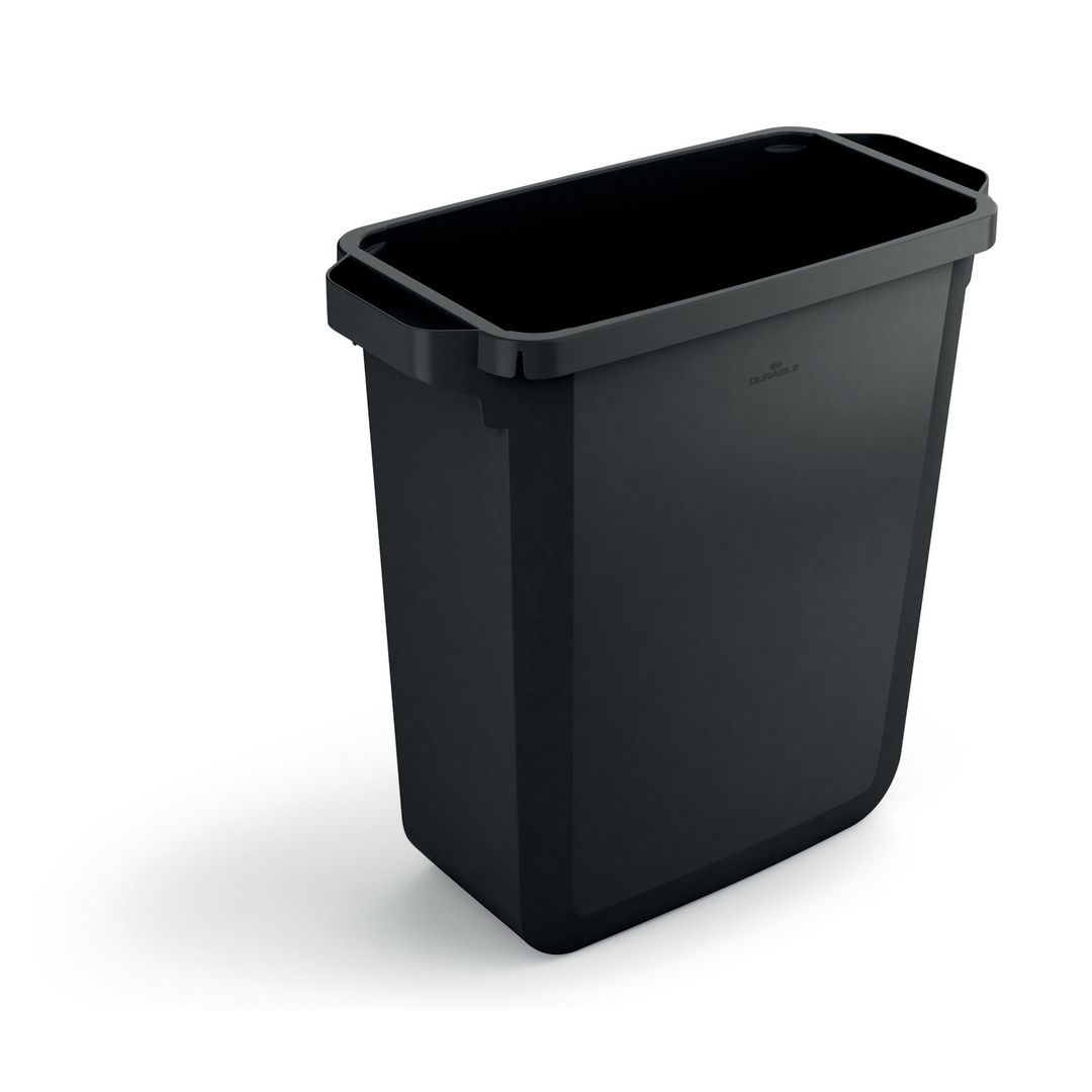 DURABLE Papperskorg Durabin Eco 60L svart | Städ och hygien - Avfallshantering och källsortering - Sortering och återvinning | Kontorsexperten