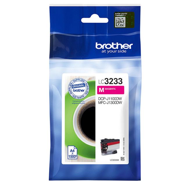 BROTHER Bläckpatron LC3233M Magenta | Toner och bläck - Bläckpatroner - Bläckpatroner Brother | Kontorsexperten