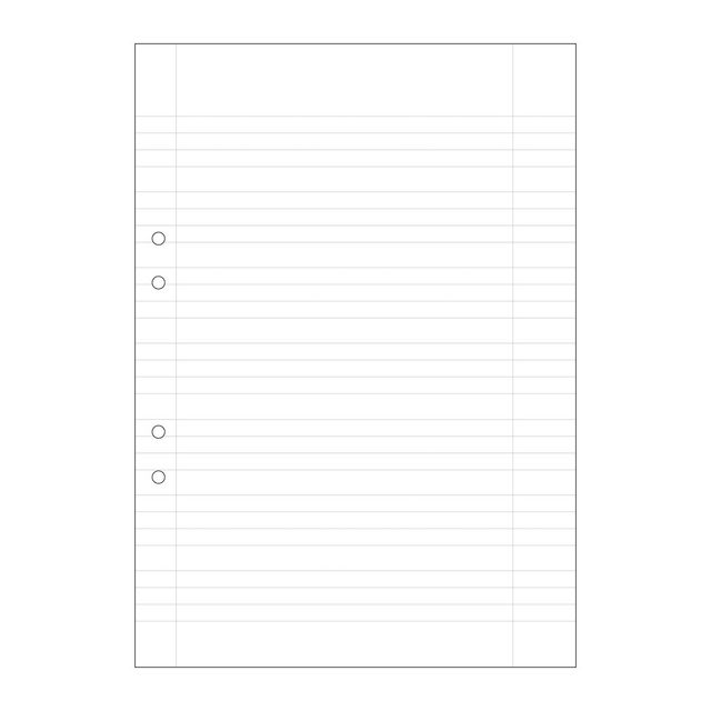 Lösblad A4, vitt 70g hålat papper, linjerat 5+5+5+7mm 500/fp | Skola och förskola - Förbrukning skola häften - Lösblad och arbetsblad | Kontorsexperten