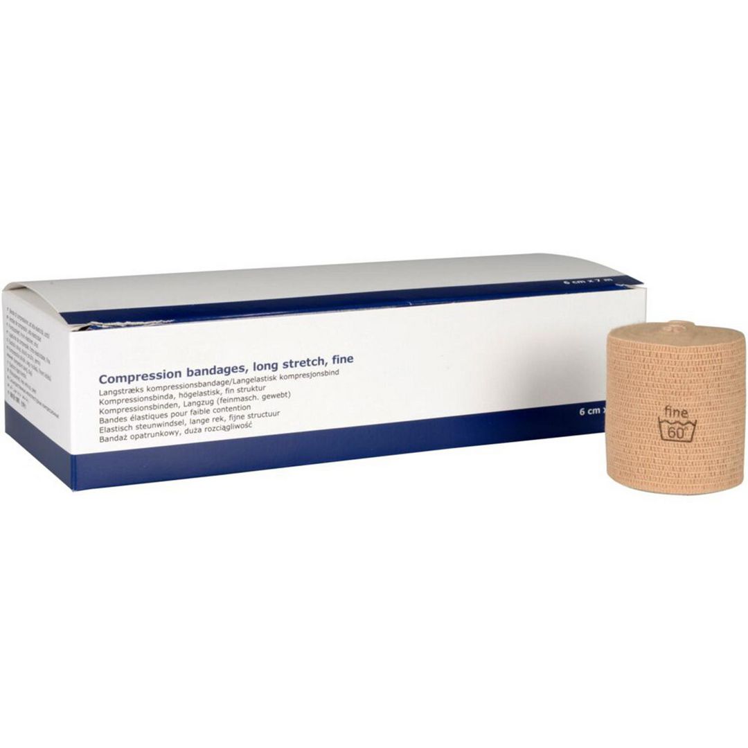 ABENA Kompressionsbinda fine 8cmx7m 8/fp | Sjukvård och omsorg - Kompression och stöd - Kompression | Kontorsexperten