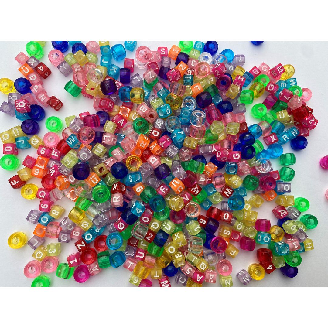 Kongopärlor mix ABC/123 530/fp | Skola och förskola - Hobbymaterial - Pärlor | Kontorsexperten