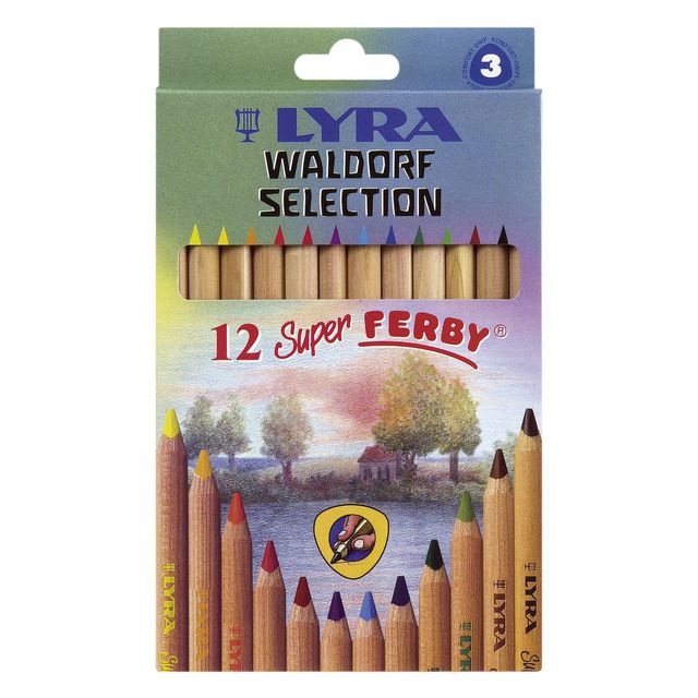 LYRA Färgpenna Waldorf 12 färger | Skola och förskola - Pennor och tillbehör - Färgpennor - Standard | Kontorsexperten